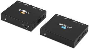 gofanco Audio Over Ethernet CAT5e/6 Zero Latency, Embedded DAC, Ultra-Low Jittery, High-Fidelity, Toslink & L/R Analog, 984ft, Dual PoC, LPCM, Dolby Digital 5.1, PCM 2.0, 192KHz (AudioCATExt22) gofanco Audio Over Ethernet CAT5e/6 Zero Latency, Embedded DAC, Ultra-Low Jittery, High-Fidelity, Toslink & L/R Analog, 984ft, Dual PoC, LPCM, Dolby Digital 5.1, PCM 2.0, 192KHz (AudioCATExt22)