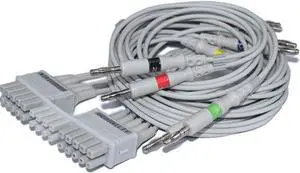 10 Leads CableCompatible with Mortara ELI150C, ELI230, ELI250C, ELI350, 3m Length 10 Leads CableCompatible with Mortara ELI150C, ELI230, ELI250C, ELI350, 3m Length