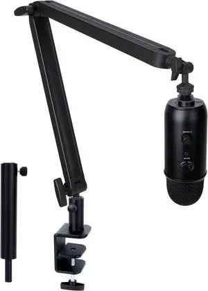 Blue Yeti Boom Arm with Extension Tube - Adjustable Height Microphone Stand Compatible with Blue Yeti, HyperX QuadCast, Shure MV7, Rode, and Most Gaming Mics By SUNMON Blue Yeti Boom Arm with Extension Tube - Adjustable Height Microphone Stand Compatible with Blue Yeti, HyperX QuadCast, Shure MV7, Rode, and Most Gaming Mics By SUNMON