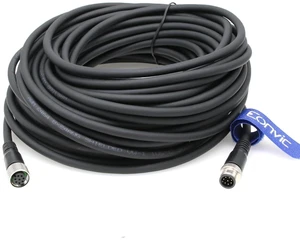 Industrial M12 8 Pin Male to Female Aviation Sensor Connector Waterproof M12 A Code Shielded Signal Cable (50M/164ft) Industrial M12 8 Pin Male to Female Aviation Sensor Connector Waterproof M12 A Code Shielded Signal Cable (50M/164ft)