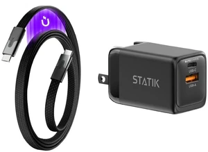 Statik MagStack Slim (USB C to USB C Cable, 6FT) & GaN Charger 48W Statik MagStack Slim (USB C to USB C Cable, 6FT) & GaN Charger 48W