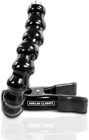 Stage Ninja® MIC-12-CB Clamp-On Pro Mount 12" Flexible Gooseneck with Industrial Clamp for Mics, Antennas, IEM Mixers & Action Cams For Stage, Studio, Broadcast, Touring Stage Ninja® MIC-12-CB Clamp-On Pro Mount 12" Flexible Gooseneck with Industrial Clamp for Mics, Antennas, IEM Mixers & Action Cams For Stage, Studio, Broadcast, Touring
