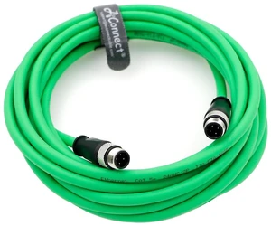 M12 4Pin D-Code Male to 4Pin D-Code Male Cat5e Ethernet Waterproof Cable for Industrial Application Shielded Flexible Ethernet Camera 8M/26.24Ft M12 4Pin D-Code Male to 4Pin D-Code Male Cat5e Ethernet Waterproof Cable for Industrial Application Shielded Flexible Ethernet Camera 8M/26.24Ft