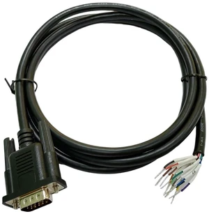Compucableplususa.com Best Industrial Serial HD DB15 High Density D-Sub 15 Pin RS232 Serial Cable with Bare Wire - 28 AWG with Black PVC Jacket (Male, 10 Feet) Compucableplususa.com Best Industrial Serial HD DB15 High Density D-Sub 15 Pin RS232 Serial Cable with Bare Wire - 28 AWG with Black PVC Jacket (Male, 10 Feet)