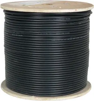 Vertical Cable Cat6, UTP Dual Jacket, Direct Burial, 1000ft, Black, Bulk Ethernet Cable Vertical Cable Cat6, UTP Dual Jacket, Direct Burial, 1000ft, Black, Bulk Ethernet Cable