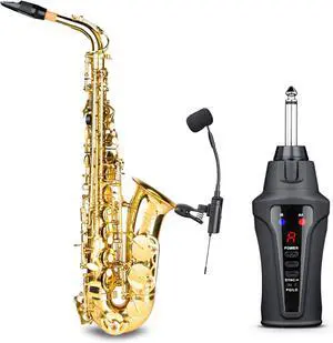 ST-5 Sax Microphone Wireless Instrument, Wireless Instrument Stage Performance Microphone ST-5 Sax Microphone Wireless Instrument, Wireless Instrument Stage Performance Microphone