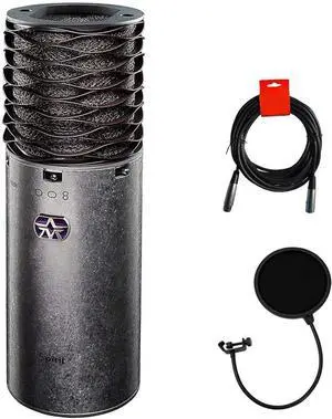 Aston Microphones Spirit Multi-Pattern Condenser Microphone with Pop Filter & XLR-XLR Cable Bundle Aston Microphones Spirit Multi-Pattern Condenser Microphone with Pop Filter & XLR-XLR Cable Bundle