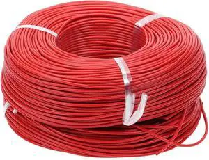 1 Pcs 16AWG Universal Ground Wire Car Radio, Automotive, Car Speakers Power Wire Fully Insulated& Soft Touch Jacket TC Red 1001FT