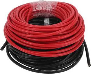 Ground Wire Power Wire 30m Black Red TC 1 Set 8AWG Fully Insulated& Soft Touch Jacket Car Radio, Automotive, Car Speakers Universal