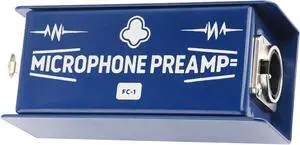 Mic Preamp FC-1 Microphone Gain Booster for Home Studios & Professional Recording | Compatible with Shure SM7B & Electro-Voice RE20 | Perfect for Podcasts, Live Sound & Studio Recording