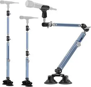 Microphone Boom Arm 360° Rotatable Foldable Adjustable Desk Mic Stand Desk Mount Sturdy Aluminum Alloy for Podcast Video Gaming Meeting Studio Microphone Boom Arm 360° Rotatable Foldable Adjustable Desk Mic Stand Desk Mount Sturdy Aluminum Alloy for Podcast Video Gaming Meeting Studio