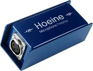 Microphone Preamp, Mic Preamp Amplifier with 25dB Ultra Clean Gain for Shure SM7B & Electro Voice RE20, Phantom Power Mic Booster for Podcasting, Studio Recording and Live Streaming