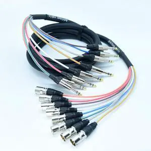 Arklove 10ft Snake Cables Audio Balanced Patch 1/4" to XLR Male Cable 8 Channel Connector Digital Splitter Microphones Stage & Studio Recording 15ft Equipment Profesional Live Cable