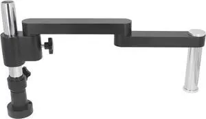 Microscope Arm Boom Stand Flexible Soldering 360 Degree Retractable Folding Bracket Heavy Duty Mic Desk Mount for Stereo Microscopes