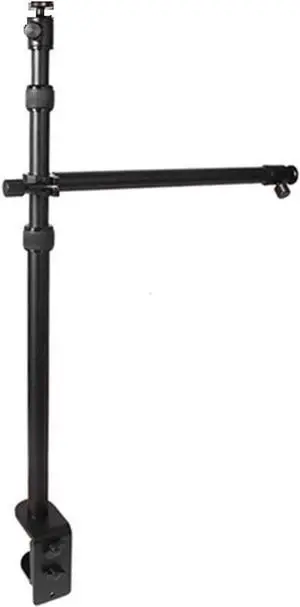 Desktop Clip Tripod Standing Desk Monitor with 1/4" Screw Table Fixture Ring