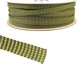 10Meters HiFi Cord Braided Sleeving PET Shock Net for DIY XLR/R/CA sig/nal Line Power Cord Wire(20mm)