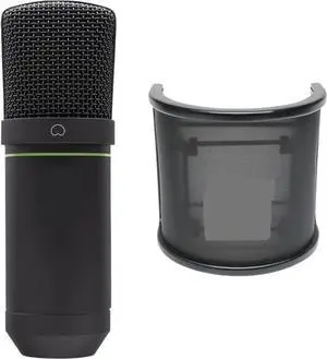 Practical Large-Diaphragm Condenser Microphone Kit, Adjustable Kit, Suitable for Live Recording(Microphone+Pop Screen) Practical Large-Diaphragm Condenser Microphone Kit, Adjustable Kit, Suitable for Live Recording(Microphone+Pop Screen)