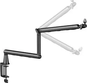 Boom Arm - 360 Degree Rotating Shock Absorbing Clamp, Foldable Desk Arm, Boom Microphone Arms | For Singing Studio Music Computer Desktop Content Podcasting Boom Arm - 360 Degree Rotating Shock Absorbing Clamp, Foldable Desk Arm, Boom Microphone Arms | For Singing Studio Music Computer Desktop Content Podcasting