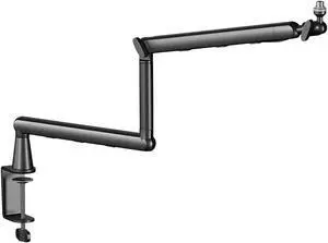 Boom Arm, Shock Absorbing Clamp 360 Degree Rotating, Boom Microphone Arm, Adjustable Flexible Support for Studio Recording, Smooth Rotation with Noise Reduction Springs Boom Arm, Shock Absorbing Clamp 360 Degree Rotating, Boom Microphone Arm, Adjustable Flexible Support for Studio Recording, Smooth Rotation with Noise Reduction Springs