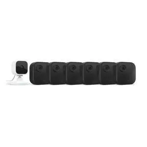 Blink Outdoor 4 (4th Gen) + Blink Mini Smart security camera, two-way talk, HD live view, motion detection, set up in minutes, Works with Alexa 6 camera system + Mini (White) Blink Outdoor 4 (4th Gen) + Blink Mini Smart security camera, two-way talk, HD live view, motion detection, set up in minutes, Works with Alexa 6 camera system + Mini (White)
