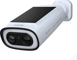 ARPHA 2K Solar Security Cameras Wireless Outdoor, Solar Security Camera, 2.4GHz Wi-Fi Cameras for Home Security, Continuous Power, Removable Battery, Color Night Vision,Waterproof,Works with Aleax