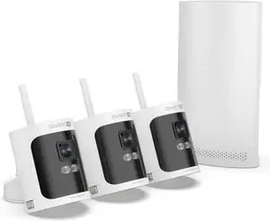 AllSecure600 3 Camera 8 Channel 2K Wire-Free HD Wireless NVR Security System