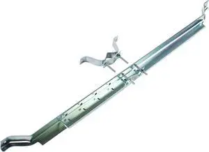 Channel Master Adjustable Eave Mount  Sturdy Steel Bracket for Secure TV Antenna & Mast Installation, Supports Masts/Poles, Up-To 2.5 Diameter, 3" Wall Clearance, Supports 45"-60" Span between Eaves