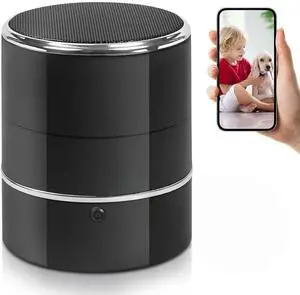 SOPKVL Bluetooth Speaker Camera with 240° Ultra-Wide Angle Lens, WiFi Live Viewing, Motion Detection for Home Office Security(2.4/5G)