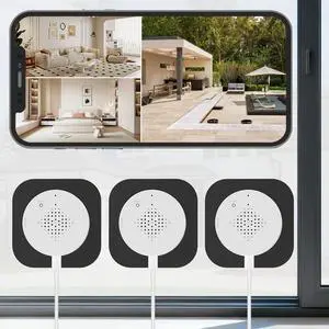 Hawkray 2K 3MP Window Camera,2.4GHz WiFi Indoor Cameras for Home Security with Person & Motion Detection,Full Color Night Vision,24/7 Recording,Easy & Quick Install(3 Pack)