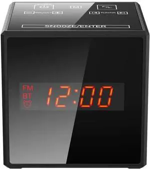 3K WiFi Clock Security Camera - Wireless Nanny Cam, 150° Wide-Angle Lens, Motion Detection