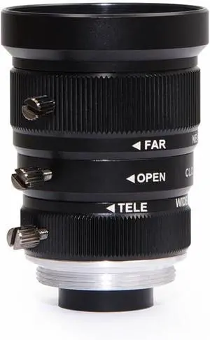 MOKOSE 5-12mm CCTV Camera Lens 6MP Pixels 1/1.8" Zoom C-Mount Industrial Camera Manual Lens Low Distortion(with lR650nm Filter)