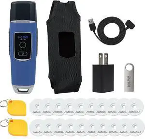 JWM Flashlight Guard Tour Patrol System, 125kHz RFID Security Guard Patrol Reader with Free Cloud Software, 20pcs Checkpoints Tags