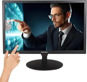 24 inch Touch Screen Monitoring Display Screen Security Camera Monitor LCD Multi Functional Interface HDMI, BNC, VGA, AV, USB Input CCTV Computer Monitors Built in Speaker 1920x1080 Full HD