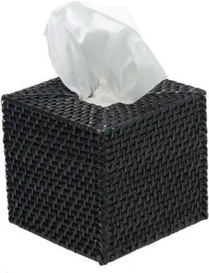 4K HD Battery Powered Camera Wicker Tissue Box Cover Spy Camera (WI-FI Model / 60 Day Battery / 32GB SD Card)