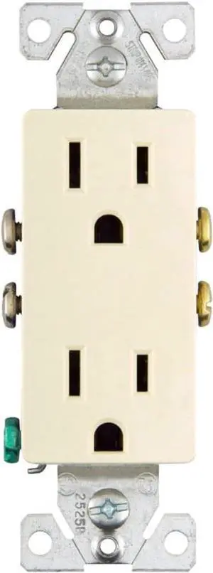 4K Ultra HD Wi-Fi Functional Wall Outlet Receptacle Spy Camera P2P WiFi Power Plug Socket Hidden Nanny Cam Spy Camera, 120V AC Wired (Color: Almond/Type: Square Face)