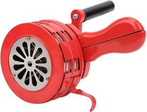 Portable Hand Crank Siren Hand Crank Siren, Manual Alarm Loud 120DB Manual Alarm for Schools Troops Alarming for Emergency Situations Metal Construction