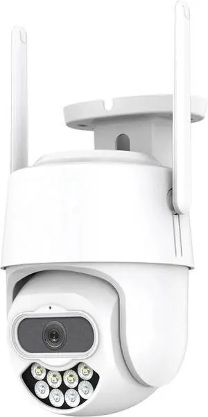 4MP WiFi Security Camera Outdoor, Home Video Surveillance, Motion Detection, Auto Tracking Smart Alerts, Two Way Audio, Color Night Vision