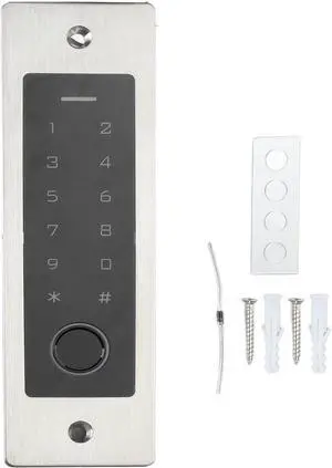 Card Access Control Machine with Backlit Keyboard Embedded Touch Fingerprint Password Access Control System