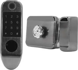 Smart Electronic Biometric Entry Lock 5 Unlocking Methods Keyless Fingerprint Door Access Lock for Home Office Commercial Safety Use