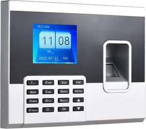 Fingerprint Password Attendance Hine Access Control Time Clock Recorder Employee Checking-in Recorder with 2.8 Inch Color Screen Port U Disk Download Data Fingerprint Password Attendance Hine Access Control Time Clock Recorder Employee Checking-in Recorder with 2.8 Inch Color Screen Port U Disk Download Data