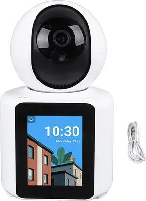 1080P Indoor Video Camera with 2.8inch HD Screen, Remote Video Call, Pet Monitoring, Two Way Intercom for Smart Home Security 1080P Indoor Video Camera with 2.8inch HD Screen, Remote Video Call, Pet Monitoring, Two Way Intercom for Smart Home Security