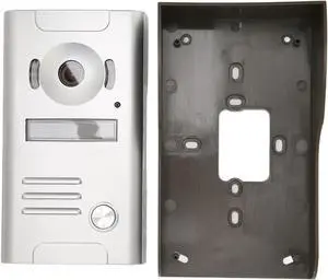 Door Access Control System with Video Call, Voice Intercom, One Doorbell Sturdy ABS and Metal Panels, 180 Degree Camera Coverage, Easy Installation for Home, Apartment,