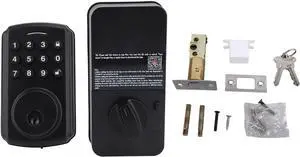 Door Keypad Lock, APP Control Multifunctional Home Security Lock Password Front Door Locks for Home Gates Offices Apartments Door Keypad Lock, APP Control Multifunctional Home Security Lock Password Front Door Locks for Home Gates Offices Apartments