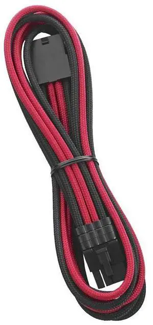 CableMod Pro ModFlex Sleeved 8-pin PCI-e Extension (Black + Red, 45cm)