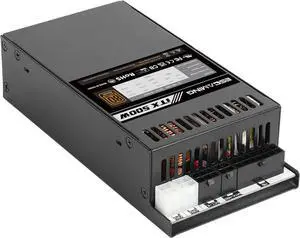 ITX APFC 500W 80+ Bronze Certified Mini ITX/Flex ATX/1U Power Supply, ESGAMING Fully Modular Active PFC Full Range 90-264V PSU, Suitable for AIO POS Server Embedded System(Flex ITX)