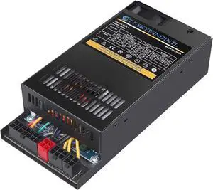 Flex Power Supply 350W Fully Modular Small-1U PSU 110-220V AC with 1x20/24Pin Motherboard Power,2xSATA Interfaces, 2xIDE Fan Power for Rack Mount Case Desktop Server POS AIO System