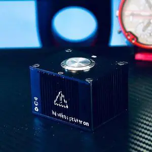 Desktop PC Computer Case Power Switch On Off, PC Power Button, External Remote Start, with Receiver, Aluminum Alloy, Reception Distance of 1-1.5m, for Desktop Computers Only