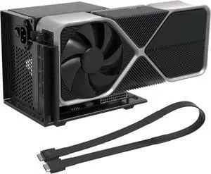 PCIe 4.0 x4 64Gbps eGPU Dock with 19.7in SFF-8611 OCuLink Cable, OCuLink SFF-8612 8311 to PCIe x16 External GPU Dock for Laptop & Mini PC, External gpu Enclosure Supports External Graphics Card