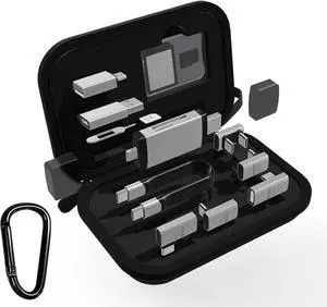 Diydeg Laptop Docking Station, 10 in 1 USB C Docking Station with USB4.0 Data Cable U L Type Adapter, USB Type C Card Reader Adapter Kit with Storage Box for Charge and Transfer Diydeg Laptop Docking Station, 10 in 1 USB C Docking Station with USB4.0 Data Cable U L Type Adapter, USB Type C Card Reader Adapter Kit with Storage Box for Charge and Transfer