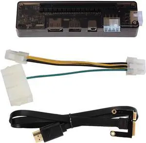 EXP GDC Laptop External Graphics Dock External GPU Adapter for Windows//Li, PCIE X16 Interface with Expresscard/DC Power Support